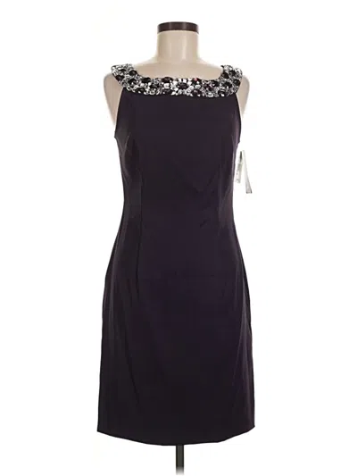 Pre-owned Connected Apparel Cocktail Dress In Purple