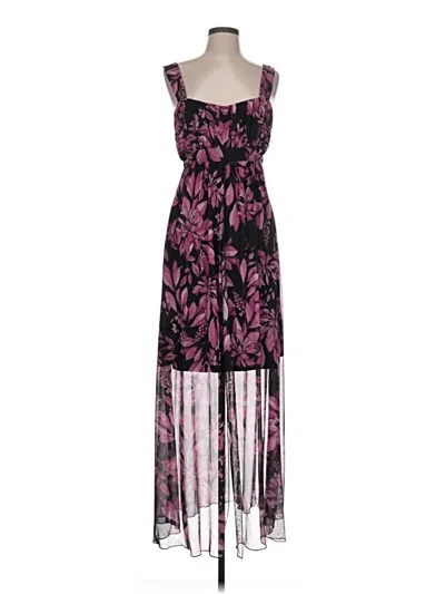 Pre-owned Connected Apparel Cocktail Dress In Purple