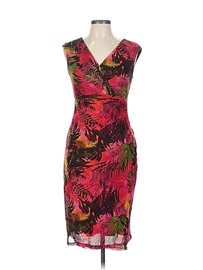 Pre-owned Connected Apparel Cocktail Dress In Red