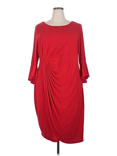 Pre-owned Connected Apparel Cocktail Dress In Red