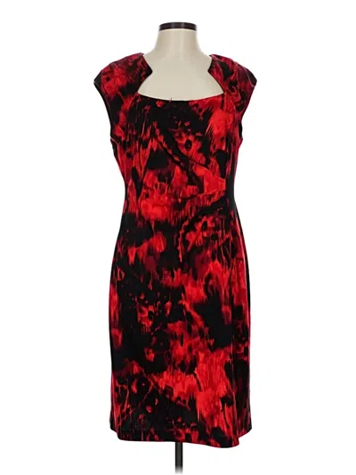 Pre-owned Connected Apparel Cocktail Dress In Red