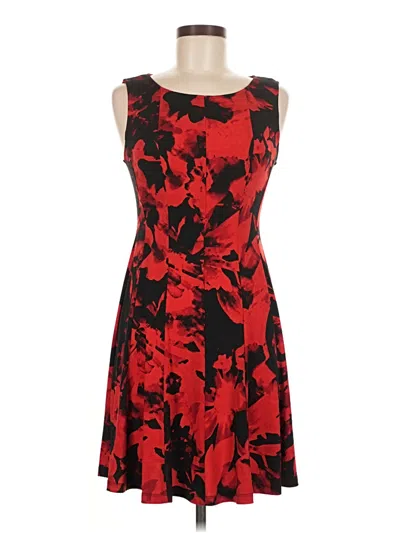 Pre-owned Connected Apparel Cocktail Dress In Red