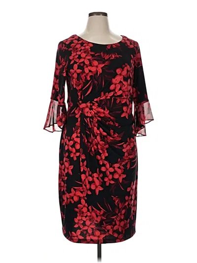 Pre-owned Connected Apparel Cocktail Dress In Red