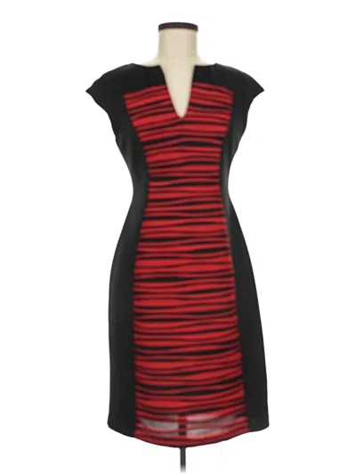 Pre-owned Connected Apparel Cocktail Dress In Red