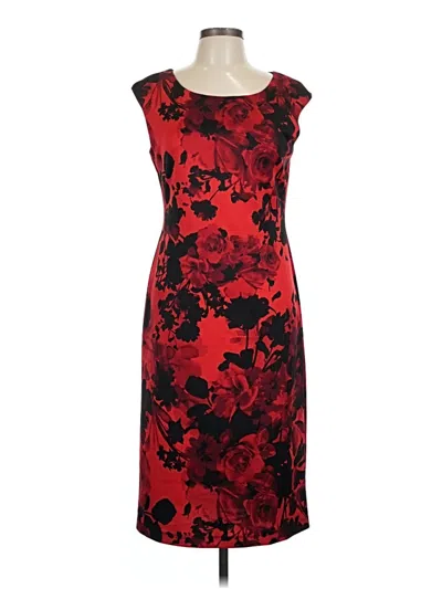 Pre-owned Connected Apparel Cocktail Dress In Red