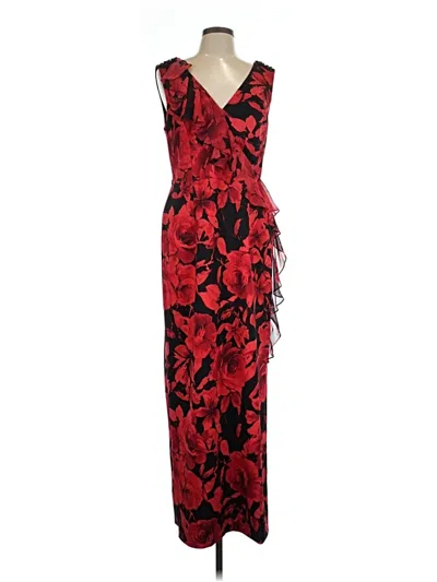 Pre-owned Connected Apparel Cocktail Dress In Red