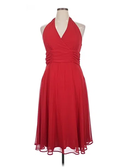 Pre-owned Connected Apparel Cocktail Dress In Red