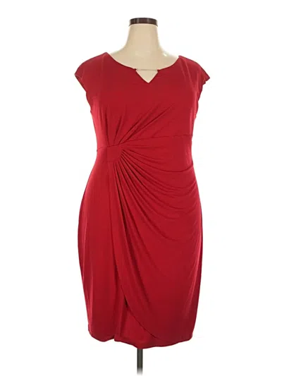 Pre-owned Connected Apparel Cocktail Dress In Red