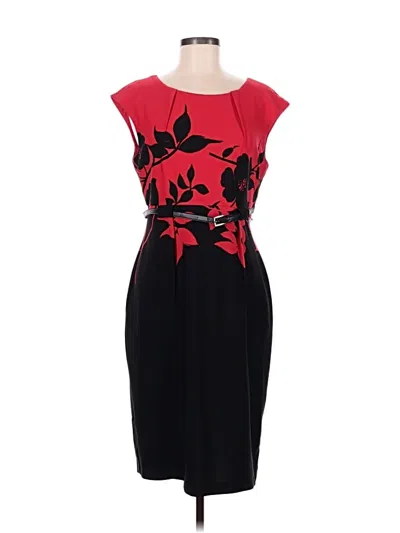 Pre-owned Connected Apparel Cocktail Dress In Red