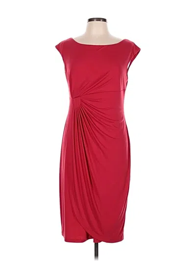 Pre-owned Connected Apparel Cocktail Dress In Red