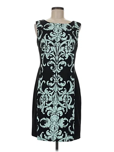 Pre-owned Connected Apparel Cocktail Dress In Teal