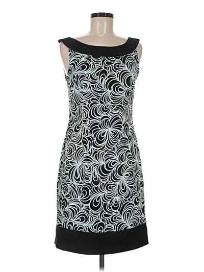 Pre-owned Connected Apparel Cocktail Dress In Teal