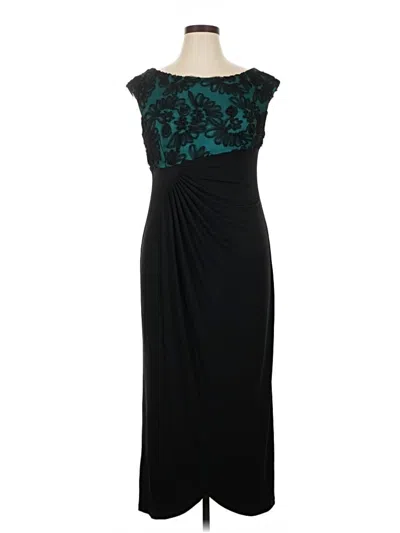 Pre-owned Connected Apparel Cocktail Dress In Teal