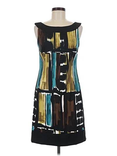 Pre-owned Connected Apparel Cocktail Dress In Teal
