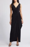 CONNECTED APPAREL ITY PLEATED DETAIL MAXI DRESS