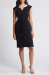 CONNECTED APPAREL ITY TRIM DETAIL SHEATH DRESS