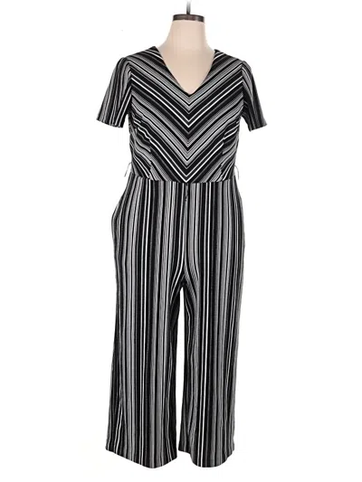 Pre-owned Connected Apparel Jumpsuit In Black