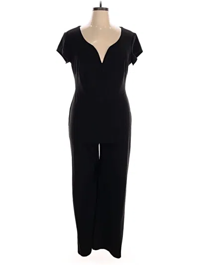 Pre-owned Connected Apparel Jumpsuit In Black