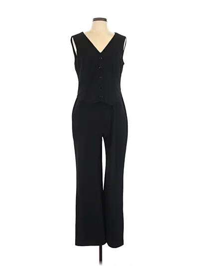 Pre-owned Connected Apparel Jumpsuit In Black