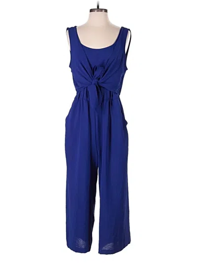 Pre-owned Connected Apparel Jumpsuit In Blue
