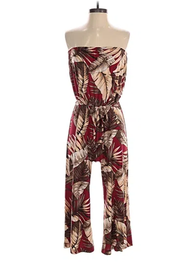 Pre-owned Connected Apparel Jumpsuit In Brown