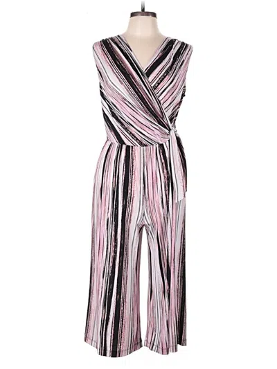Pre-owned Connected Apparel Jumpsuit In Pink
