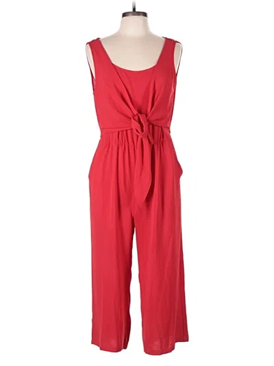Pre-owned Connected Apparel Jumpsuit In Red