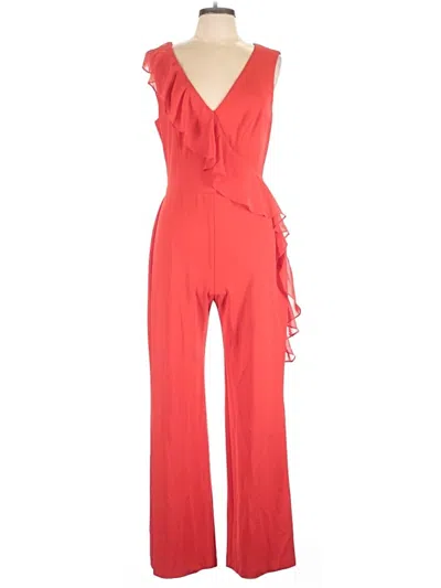 Pre-owned Connected Apparel Jumpsuit In Red