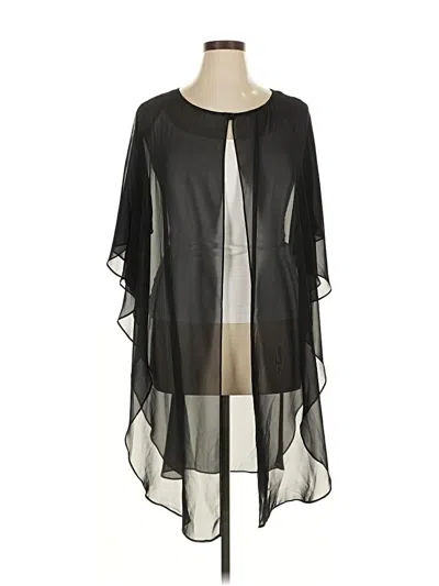 Pre-owned Connected Apparel Kimono In Black