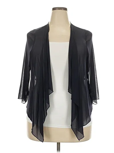 Pre-owned Connected Apparel Kimono In Black
