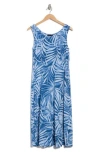 Connected Apparel Lace Back Maxi Dress
