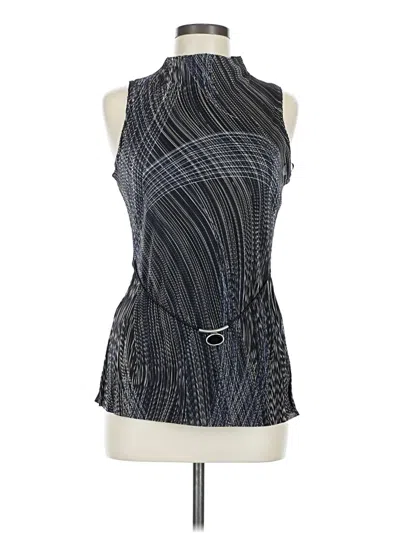 Pre-owned Connected Apparel Sleeveless Blouse In Gray