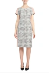 Connected Apparel Tpx97787m Short Cocktail Knee Length Dress In Gray