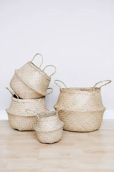 Connected Goods Billie Belly Basket In Neutral