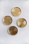 CONNECTED GOODS BRASS COASTER SET