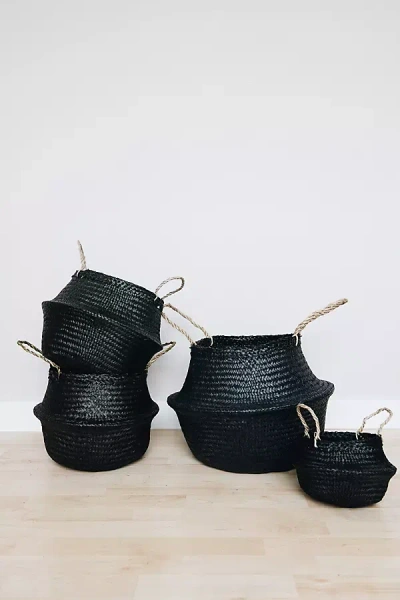 Connected Goods Coal Belly Basket In Gray
