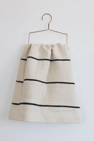 Connected Goods Izzy Stripe Hand Towel In Black At Urban Outfitters