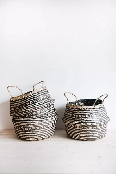 Connected Goods Jane Belly Basket In Brown