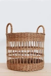 CONNECTED GOODS LIBBY RATTAN STORAGE BASKET