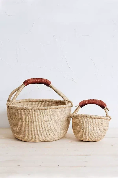 Connected Goods Lucy Bolga Basket In Neutral At Urban Outfitters