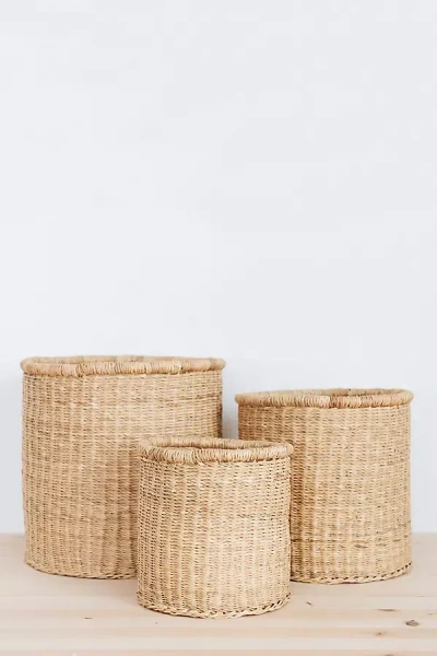 Connected Goods Madison Storage Basket Set In Neutral