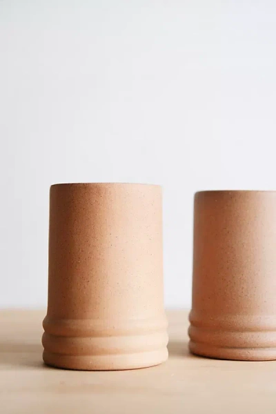 Connected Goods Terracotta Cup In Brown