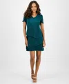 Connected Petite Jacquard Sheath Dress