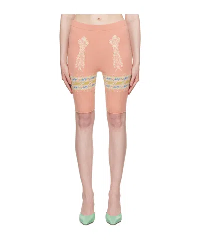 Conner Ives Bike Shorts In Pink