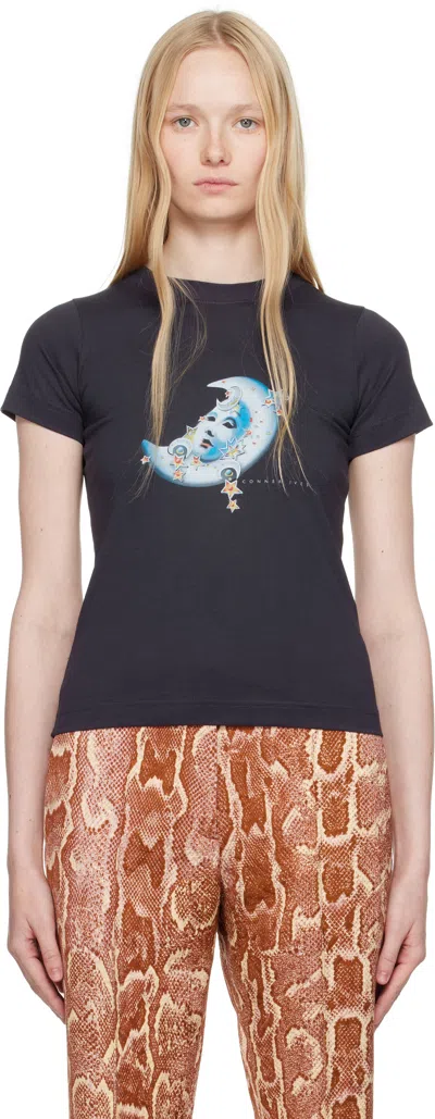 Conner Ives Black Venetian Mask Baby T-shirt