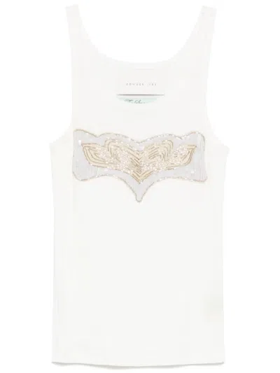 Conner Ives Deadstock Tank Top In 白色