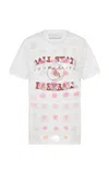Conner Ives Jumbo Sequin Cotton Top In White