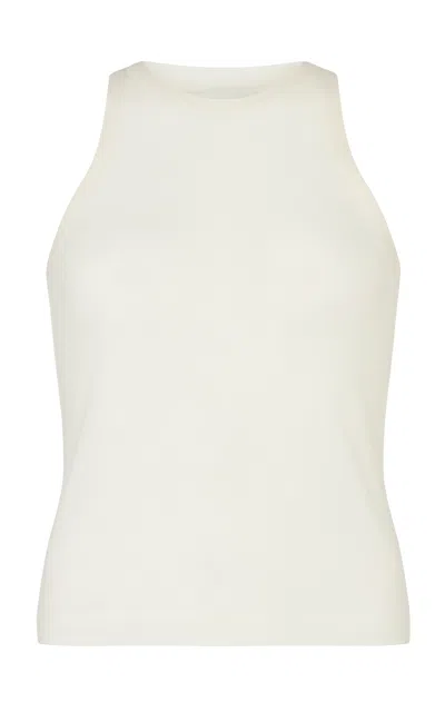 Conner Ives Knit Tank Top In White