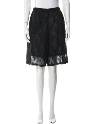 Pre-owned Conner Ives Lace Pattern Knee-length Shorts In Blue