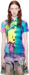 Conner Ives Multicolor Printed T-shirt In Multi